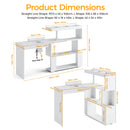 Advwin Manicure Table with Dust Collector Rotating Reversible