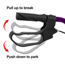 Advwin 4 Wheels Rollator Walker with Dual Brake System