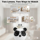 Advwin 180° Dual-Lens Baby Monitor with Night Vision