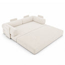Advwin 5-in-1 Convertible Folding Loveseat Sofa Bed
