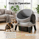 Advwin Self-Cleaning Cat Litter Box w/ Open Top & App Control