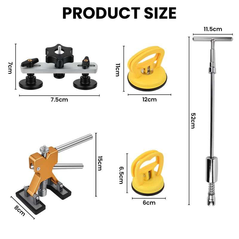 Advwin 116 PCS Car Dent Repair Kit with Golden Lifter