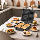 Advwin 4-in-1 Waffle Maker with Removable Plates