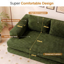 Advwin Folding Sofa Bed Convertible Floor Loveseat Sofa