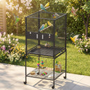 Advwin Bird Cage 146CM Open Top 2 Perches Aviary