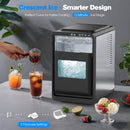 Advwin 12KG Crescent Ice Machine with 15-Min Cycle