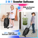 Advwin 2-in-1 Foldable Scooter Suitcase for Kids