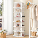 Advwin 7 Tier 360° Rotating Shoe Rack Tower White