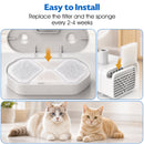 Advwin 6PCS Replacement Filters for 5L Pet Fountain