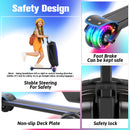 Advwin 2-in-1 Foldable Scooter Suitcase LED Wheels