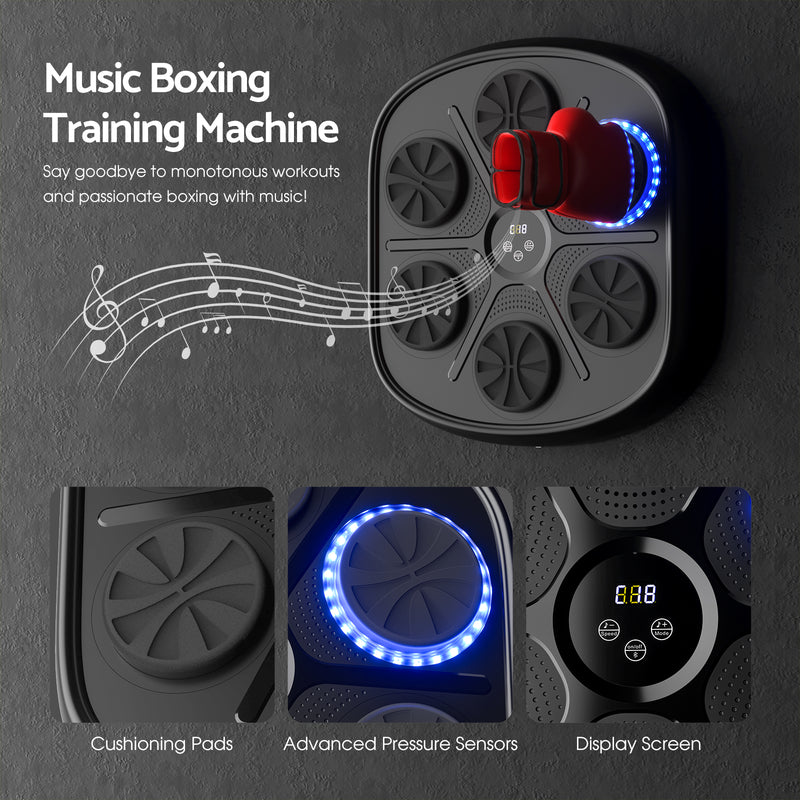 Advwin Music Boxing Machine Wall Mounted Boxing Target