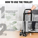 Advwin Folding Stair Climbing Trolley 6 Wheels