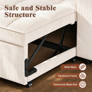 Advwin 3-in-1 Corduroy Convertible Sofa Bed