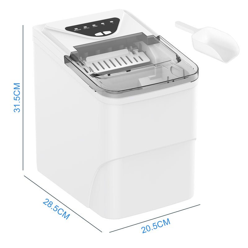 Advwin 12KG Countertop Ice Maker Self-Cleaning Ice Machine