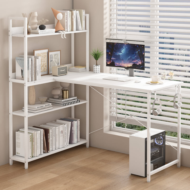 Advwin 120cm L Shaped Computer Desk