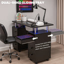 Advwin Manicure Table w/Dust Collector Floating Light