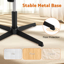 Advwin Armless Office Chair Criss-Cross No Wheel