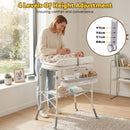 Advwin 2-in-1 Foldable Baby Bathtub & Changing Table
