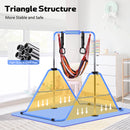 Advwin Kids Gymnastics Bar with Swing & Mat & Rings