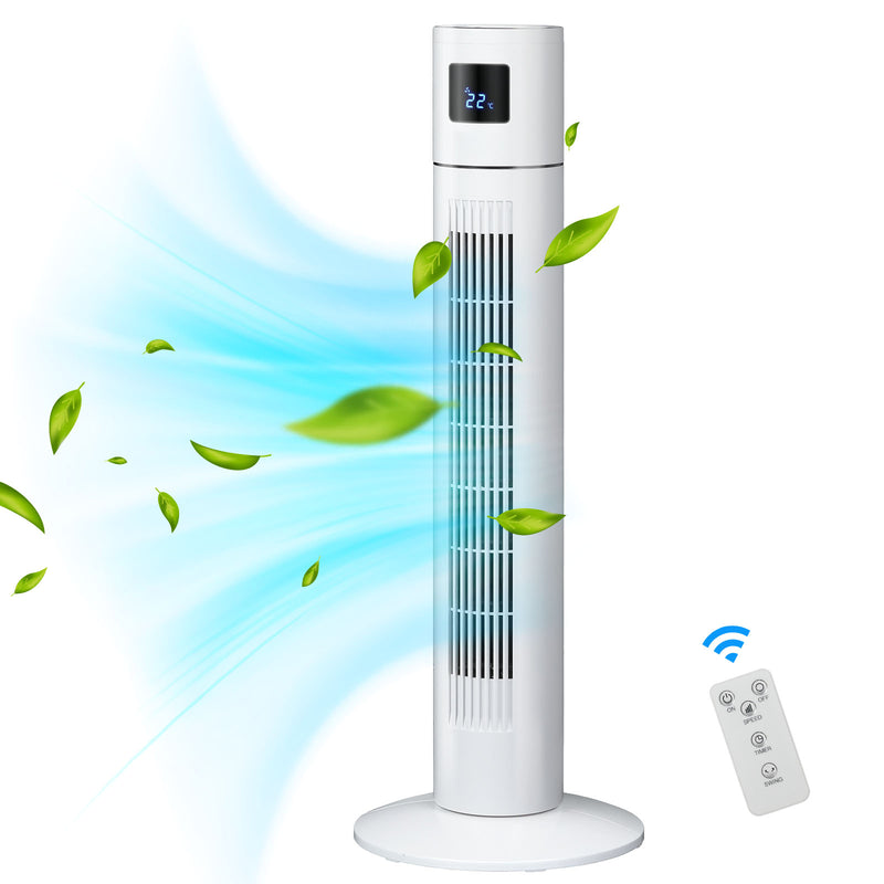 Advwin Tower Fan Portable Oscillating Bladeless