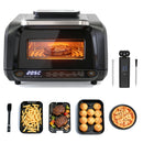 Advwin Air Fryer Oven with Dual-Probe Meat Thermometer