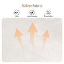 Advwin 2-Seater Velvet Fabric Loveseat Sofa 120cm