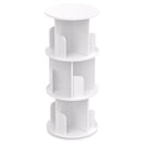 Advwin 3-Tier Rotating 360° Bookshelf Organizer