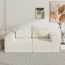 Advwin 190cm Loveseat Sofa Chenille Fabric