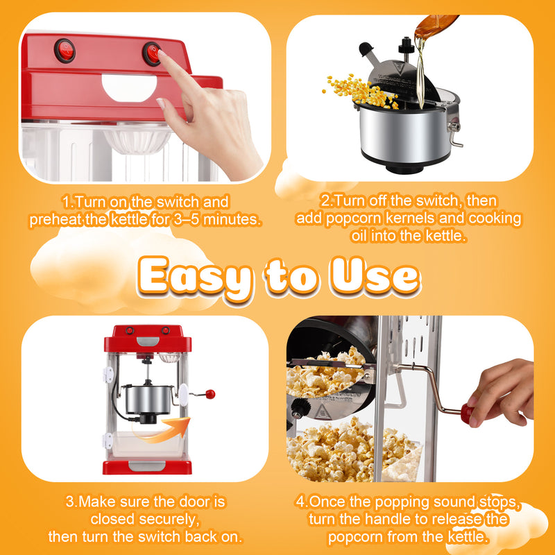 Advwin Electric Popcorn Maker for Home Use