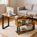 Advwin 360° Rotating Computer Desk L-Shaped Desk