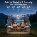 Advwin 2-5 Person Clear Bubble Dome Tent with Windows