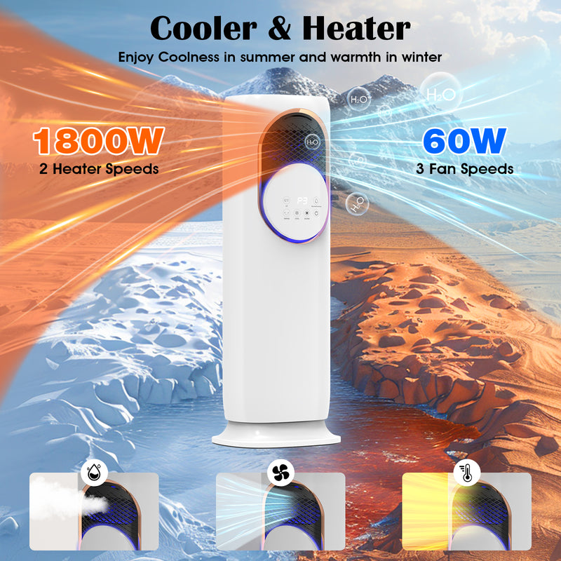Advwin 4 in 1 Heater Fan & Evaporative Air Cooler(Pre-order)