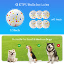 Advwin Automatic Dog Ball Launcher w/ 6 ETPU Balls