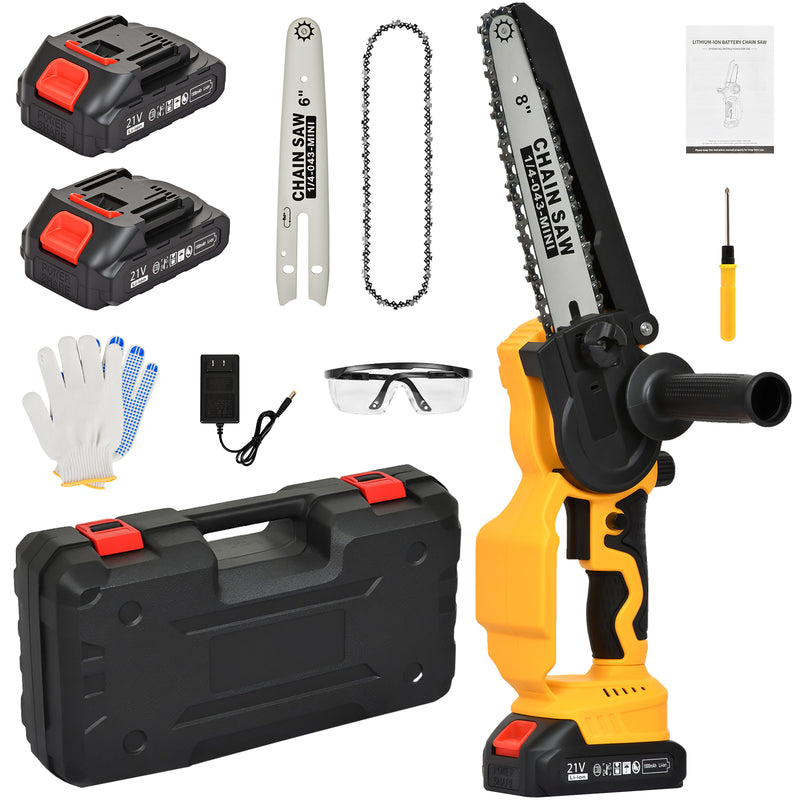 Advwin 6"+8" Electric Cordless ChainSaw