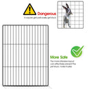 Advwin DIY Pet Playpen with 20 Metal & 24 Transparent Panels