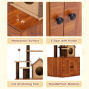 Advwin 153cm Cat Tree with Litter Box Enclosure