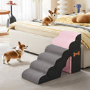 Advwin 2 in 1 High Pet Stairs with Tunnel 6 Steps