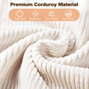 Advwin Petal Shaped Corduroy Bean Bag Chair
