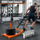 Advwin Weight Sled with Dual Posts for Strength Training