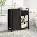 Advwin Laundry Hamper with Fabric Drawer 60L