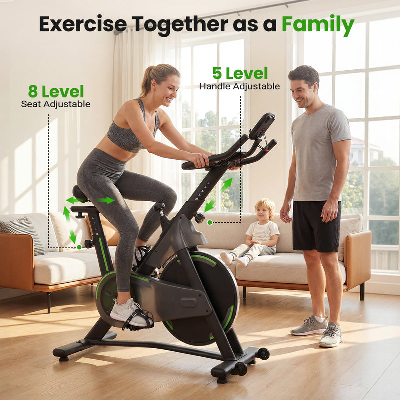 Advwin Exercise Bike with 6kg Flywheel