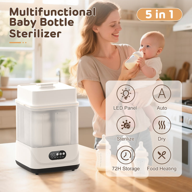 Advwin Baby Bottle Sterilizer 9-Bottle Large Capacity