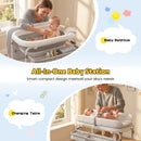 Advwin 2-in-1 Foldable Baby Bathtub & Changing Table