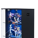 Advwin LED Glass Display Cabinet w/ Motion Sensor