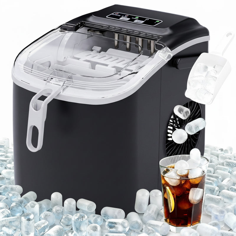 Advwin Portable Countertop Ice Maker with Handle & Basket