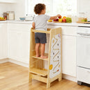 Advwin 4-in-1 Toddler Kitchen Step Stool Height Adjustable
