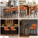 Advwin Set of 4 360° Swivel Bar Stools