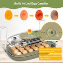 Advwin 24 Eggs Incubator with Automatic Turning & Egg Candler