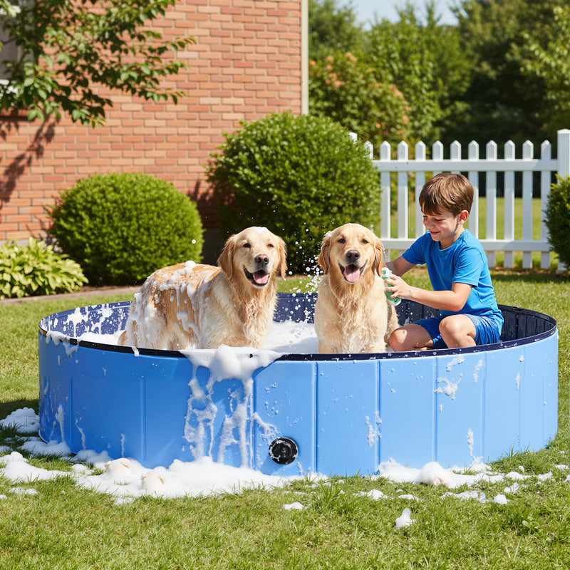 Advwin Foldable Portable PVC Dog Pool 160x30cm
