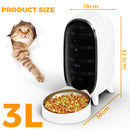 Advwin 3L Automatic Cat Feeder with 2K Camera
